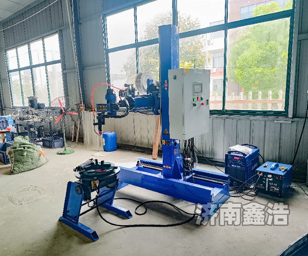 分體式氬弧自動焊，環(huán)縫焊接通孔設(shè)計，提高效率